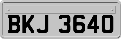 BKJ3640