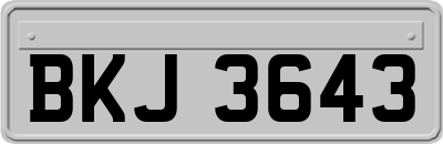 BKJ3643