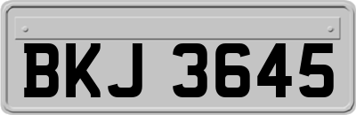 BKJ3645