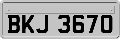 BKJ3670