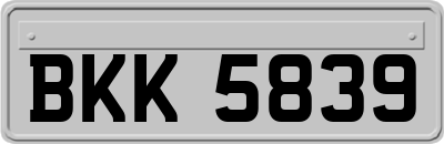 BKK5839