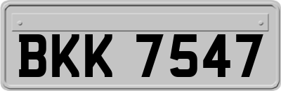 BKK7547