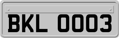 BKL0003
