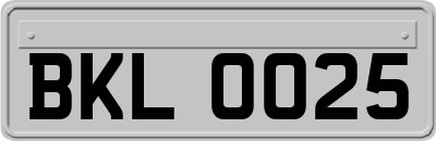 BKL0025