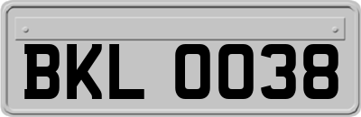 BKL0038