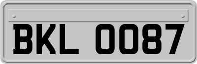 BKL0087