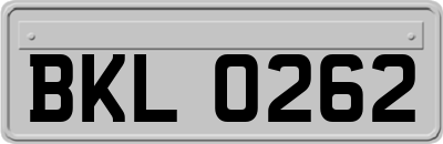 BKL0262