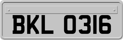 BKL0316