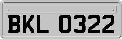 BKL0322