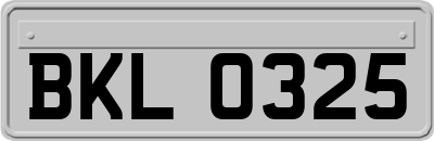 BKL0325