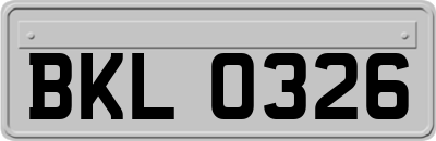 BKL0326