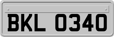 BKL0340