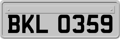 BKL0359