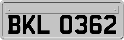 BKL0362