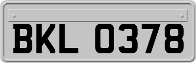 BKL0378