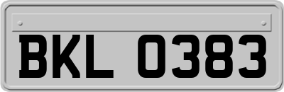 BKL0383