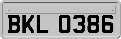BKL0386