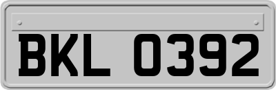 BKL0392