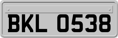 BKL0538