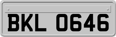 BKL0646