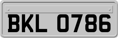 BKL0786