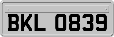 BKL0839