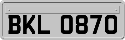 BKL0870