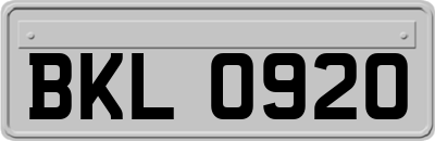 BKL0920
