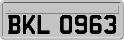 BKL0963