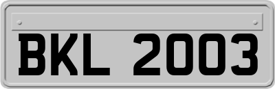 BKL2003