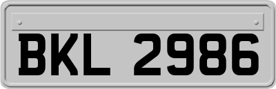 BKL2986