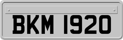 BKM1920