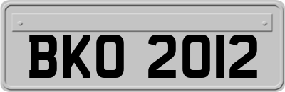 BKO2012