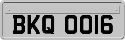 BKQ0016