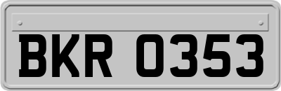 BKR0353