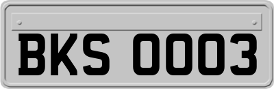 BKS0003
