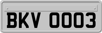 BKV0003