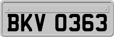 BKV0363