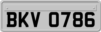 BKV0786