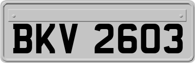 BKV2603