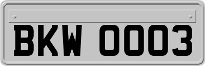 BKW0003