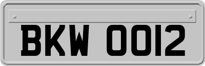 BKW0012
