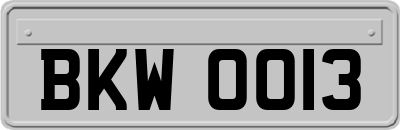 BKW0013