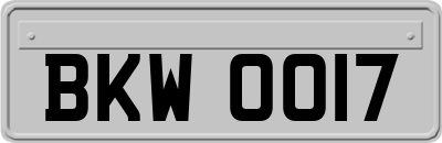 BKW0017