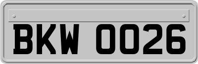 BKW0026