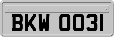 BKW0031
