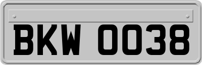 BKW0038