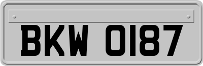 BKW0187