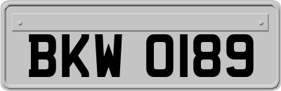 BKW0189