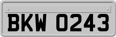 BKW0243